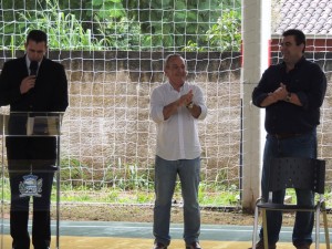 Inaugurações quadra e salas da Escola do Pontal