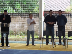 Inaugurações quadra e salas da Escola do Pontal
