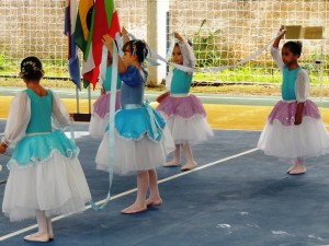 Inaugurações quadra e salas da Escola do Pontal