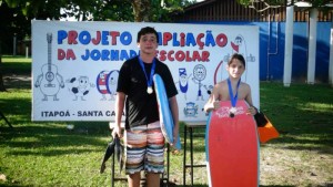 Domingo, 12 de abril, foi dia de Surf e Saúde em Itapoá