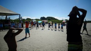 Domingo, 12 de abril, foi dia de Surf e Saúde em Itapoá