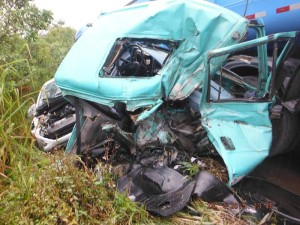 Grave acidente na SC 417 em Garuva