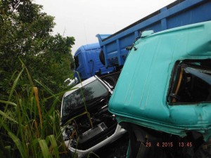 Grave acidente na SC 417 em Garuva