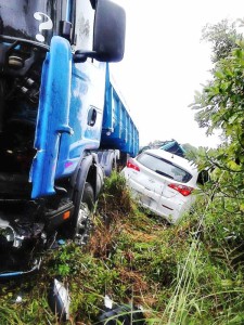 Grave acidente na SC 417 em Garuva