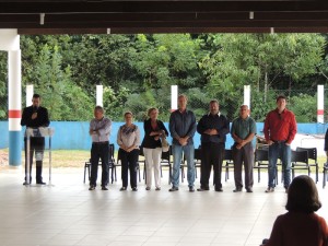 Obras na Escola Claiton Almir Hermes e asfalto são inaugurados no São José