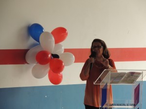 Obras na Escola Claiton Almir Hermes e asfalto são inaugurados no São José