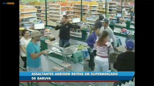 Supermercado assaltado em Garuva