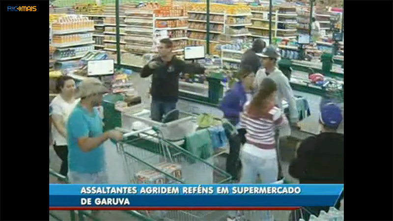 Supermercado assaltado em Garuva