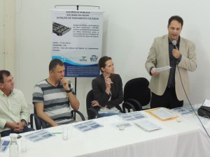 Nova Estação de Tratamento de Água de Itapoá é debatida em Audiência Pública