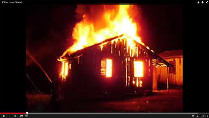 Corpo de Bombeiros Militar de Itapoá divulga vídeo com imagens de sua atuação