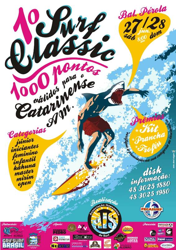 Primeiro Surf Classic da Associação Itapoaense de Surf - AIS - em Itapoá