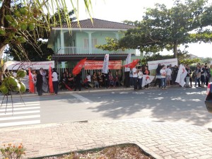 Servidores de Itapoá paralisaram atividades nesta quarta-feira, dia 03 de junho