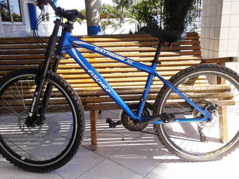 Bicicleta encontrada pela PM e encaminhada à Delegacia de Itapoá