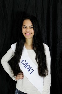 Candidata Claudia Fabíola Rosendo Oliveira da comunidade do Caovi