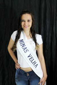 Candidata Maria Eduarda Gonçalves Santos da comunidade de Minas Velhas