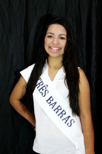 Candidata Sabrina Tomasoni da comunidade de Três Barras