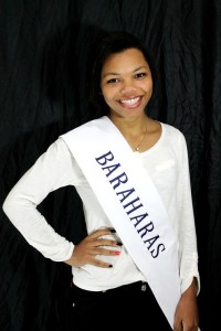 Candidata Vanessa Daniélle Patricio da comunidade de Baraharas