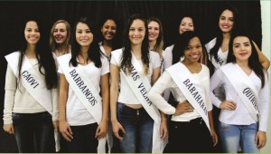 Candidatas a Rainha e princesas do Colono 2015