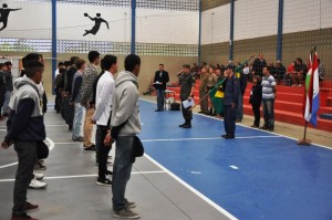 Jovens de Itapoá realizam Juramento à Bandeira