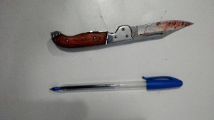 PM de Itapoá registra dupla tentativa de homicídio por arma branca