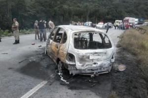 Grave acidente na SC 416