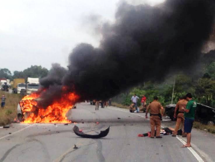 Grave acidente na SC-416 - Itapoanet Guia