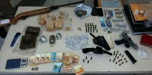 PM realiza operação de combate ao tráfico de drogas em Itapoá e Joinville