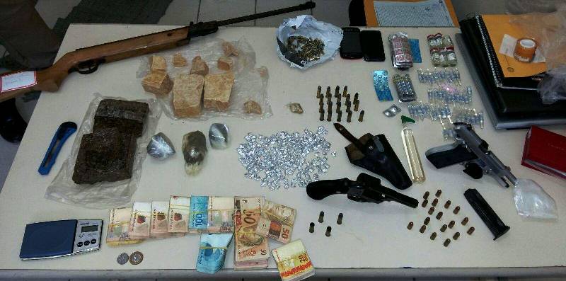 PM realiza operação de combate ao tráfico de drogas em Itapoá e Joinville