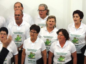 Apresentação Cantar é Preciso do Coral Vozes da Babitonga na Casa da Cultura de Itapoá