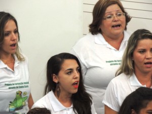 Apresentação Cantar é Preciso do Coral Vozes da Babitonga na Casa da Cultura de Itapoá
