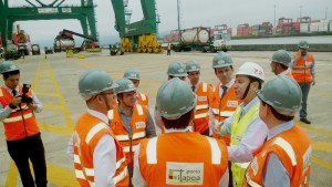 Deputados federais visitaram o Porto Itapoá em comitiva nessa sexta (02/10)