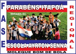 Itapoá está na fase estadual do Moleque Bom de Bola