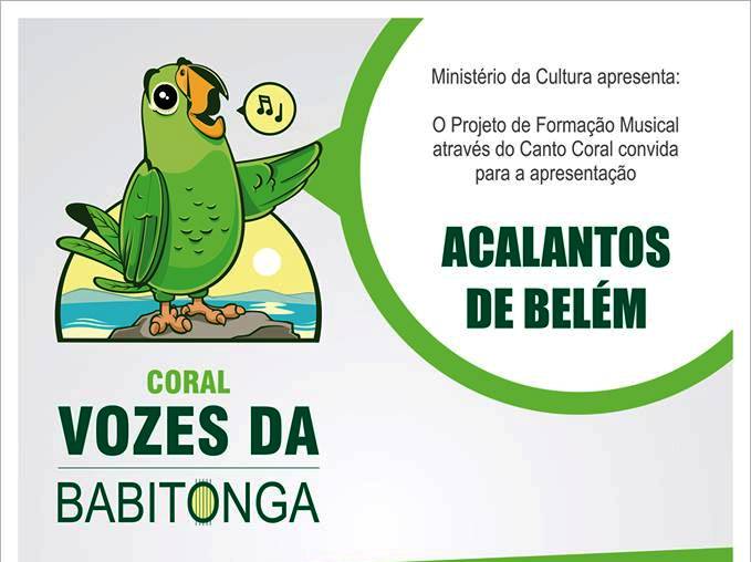 Coral Vozes da Babitonga apresenta Acalantos de Belém dia 04 de dezembro