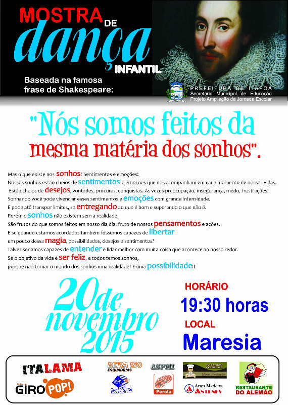 Cartaz Mostra de Danca