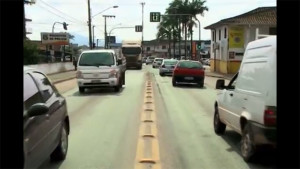 Jornal do Almoco, da RBS TV, aborda situacao da estrada que da acesso a Itapoa