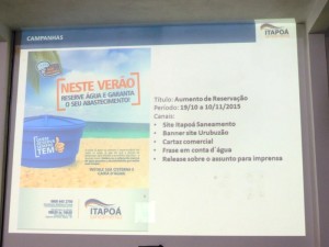Reunião Itapoá Saneamento na Casa da Cultura  em 16-12-15