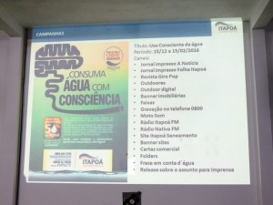 Reunião Itapoá Saneamento na Casa da Cultura  em 16-12-15
