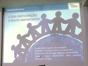 Reunião Itapoá Saneamento na Casa da Cultura  em 16-12-15