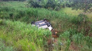 Buraco na SC-416 causa acidentes e prejuízos no retorno das festas