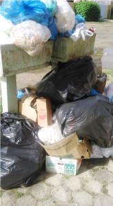 Contribuintes reclamam e concessionária emite nota sobre falha na coleta de lixo em Itapoa 1