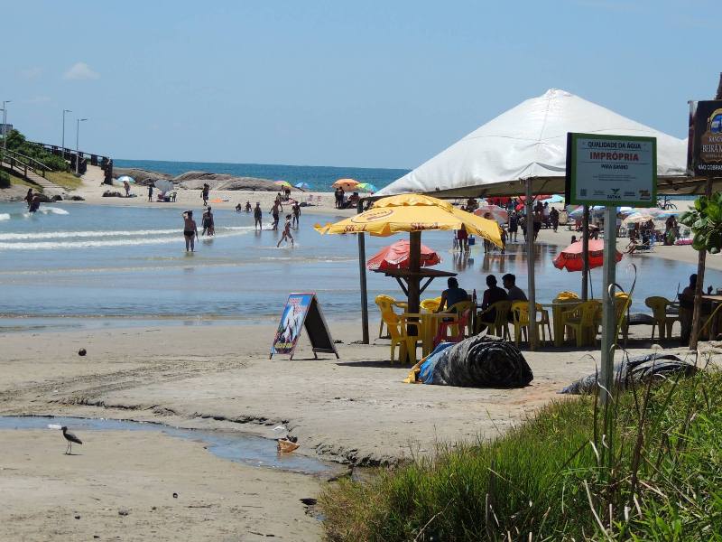 Itapoa mantem um ponto improprio para banho em novo relatorio de balneabilidade