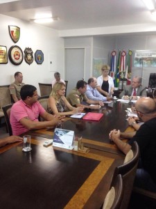 Secretaria de Segurança Publica de SC recebe liderancas do Conseg de Itapoa 2