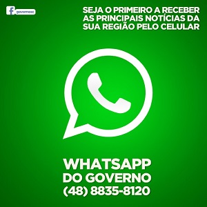 WhattApp Governo Santa Catarina