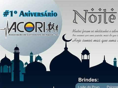 Acori comemora seu 1o aniversario em Noite Arabe - Capa