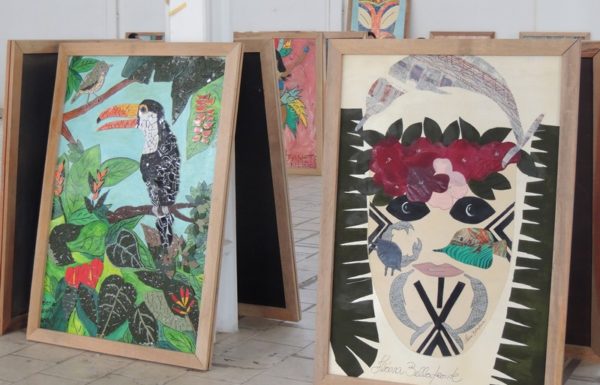 Artesaos expoem os paineis artisticos que enfeitarao o carnaval de Itapoa 2017 05