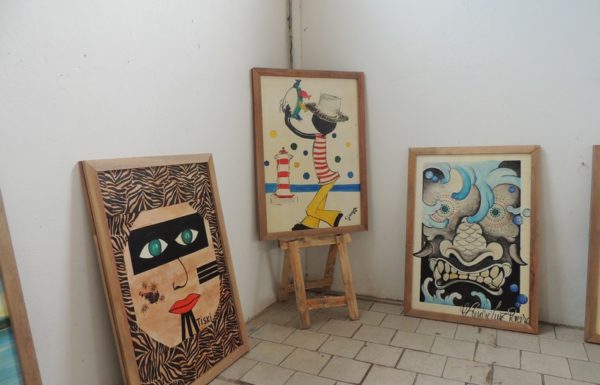 Artesaos expoem os paineis artisticos que enfeitarao o carnaval de Itapoa 2017 16