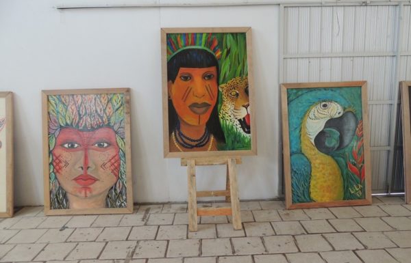 Artesaos expoem os paineis artisticos que enfeitarao o carnaval de Itapoa 2017 18