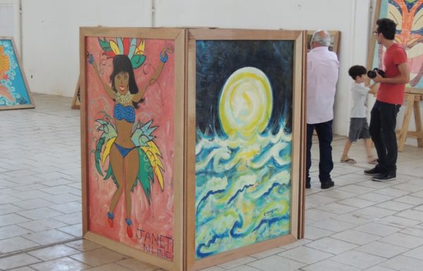 Artesaos expoem os paineis artisticos que enfeitarao o carnaval de Itapoa 2017 22