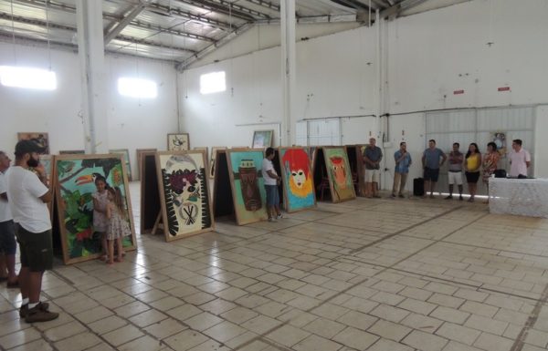 Artesaos expoem os paineis artisticos que enfeitarao o carnaval de Itapoa 2017 65