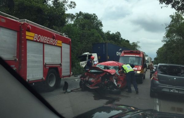 Mais um grave acidente com obito e registrado na SC-417 03